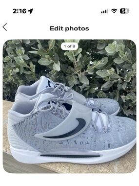 Nike Kevin Durant KD14 TB Promo Wolf Gray Men’s Size 17.5 DM5040-003 Sneakers